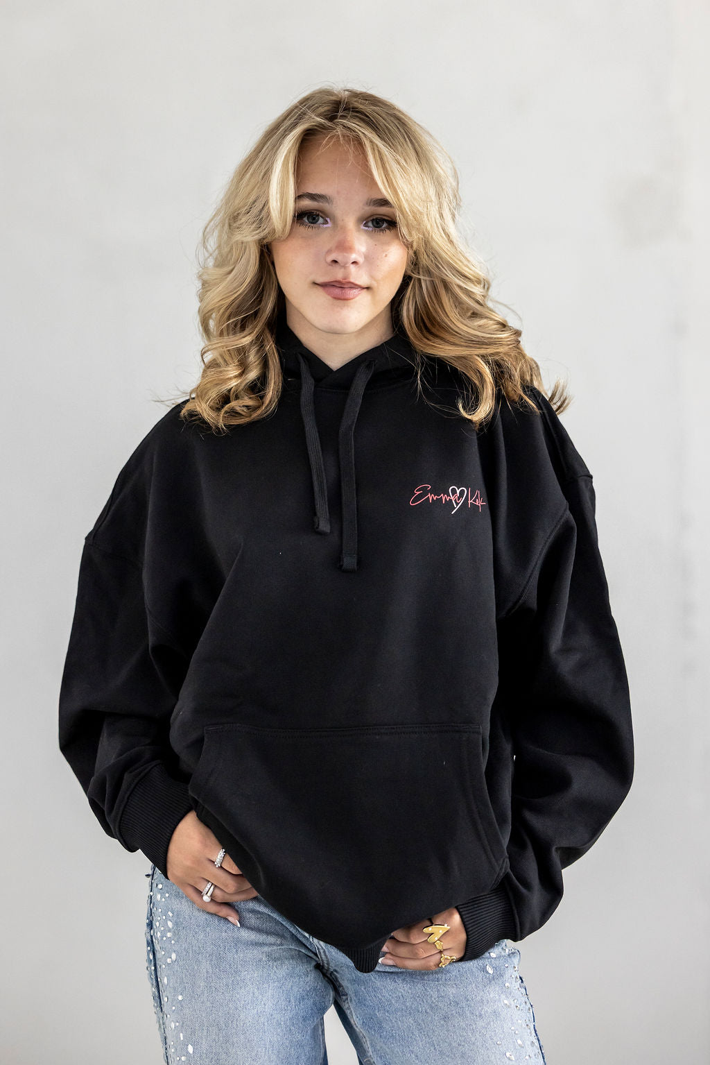 Emma’s oversized hoody