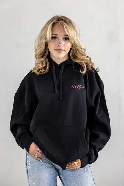 Emma’s oversized hoody